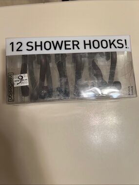 New in box interDesign Bronze Shower Hooks - 12 Pack